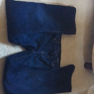 WHBM Boot Cut Dark Wash Jeans